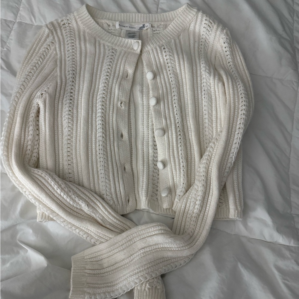 Altar’d State White Knit Sweater
